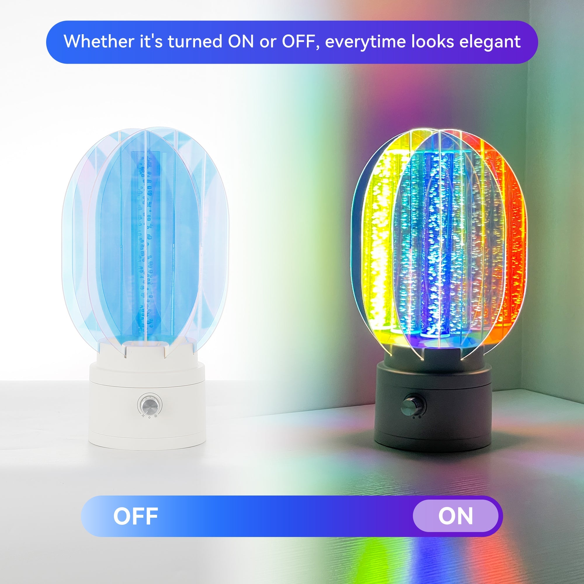 Aurora Night Lamp, Creative 3D RGB Light Effects